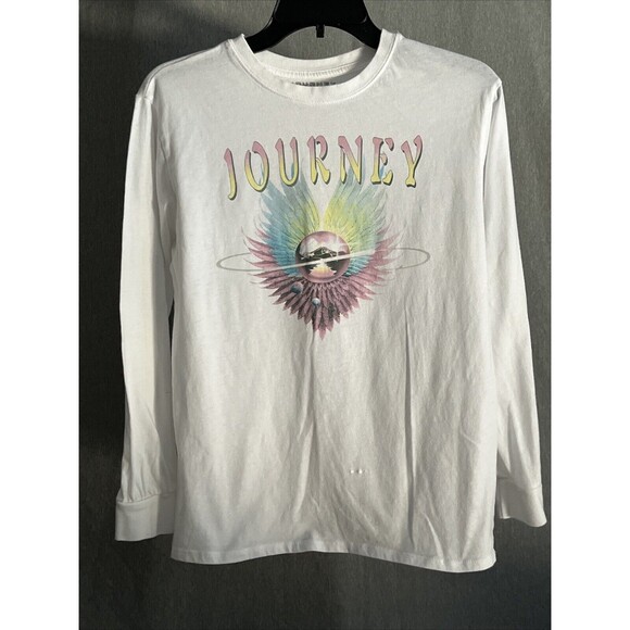 Journey Gray 1979 USA Tour Graphic Band Tee Short Sleeve Size L - Picture 2 of 7